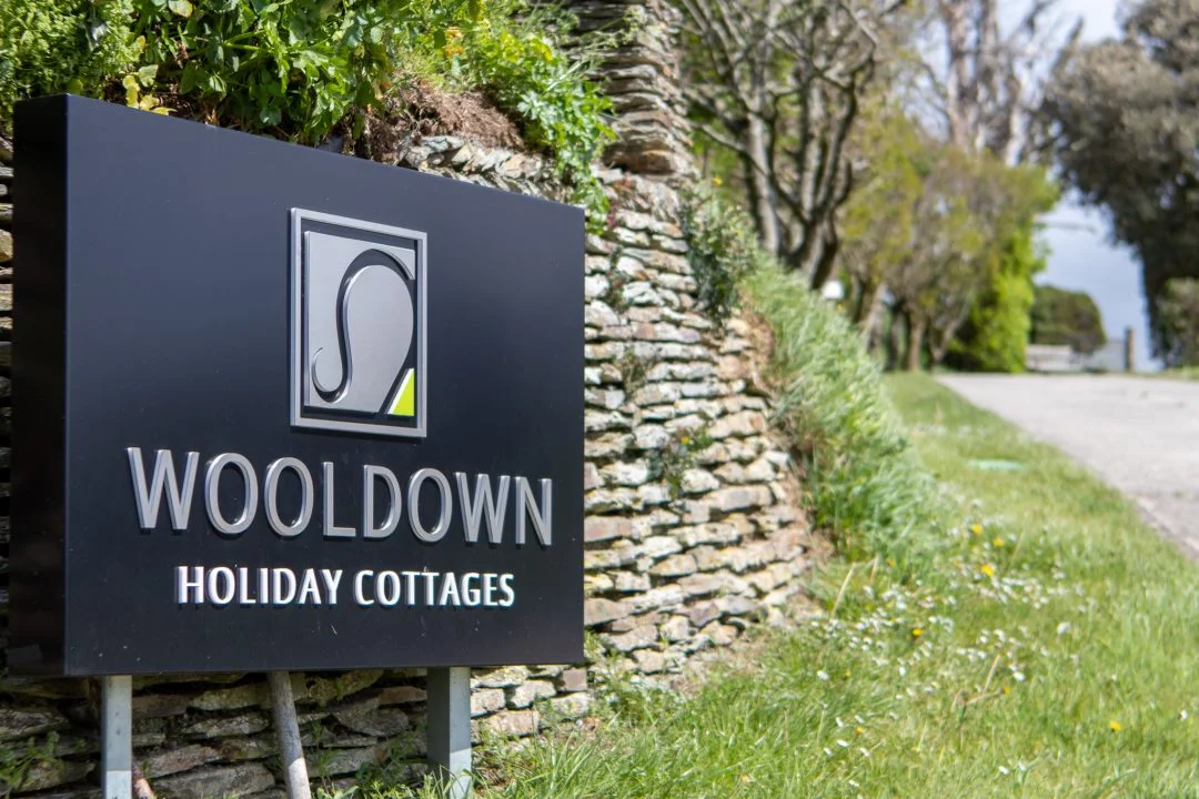 Sharlands Road entrance sign