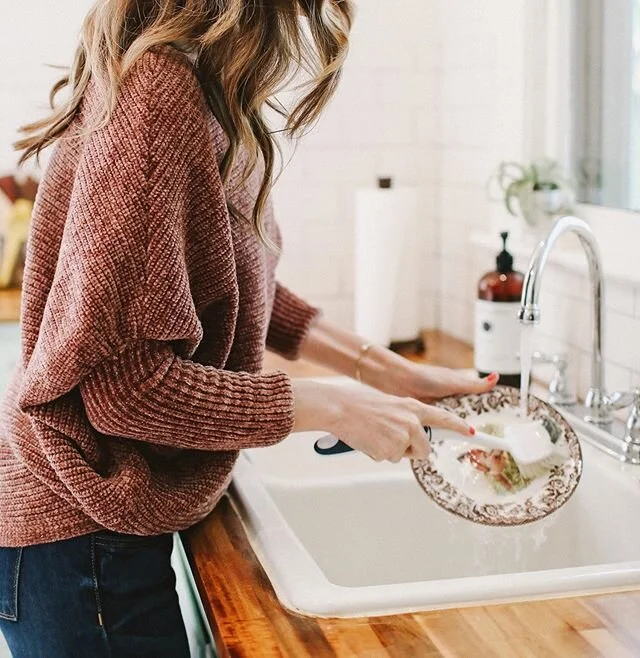 It's amazing how doing something as simple as washing the dishes before you go to bed can change the way you feel about starting your day in the morning. It's more than an empty sink; it's a fresh start helping you not feel behind as soon as you wake