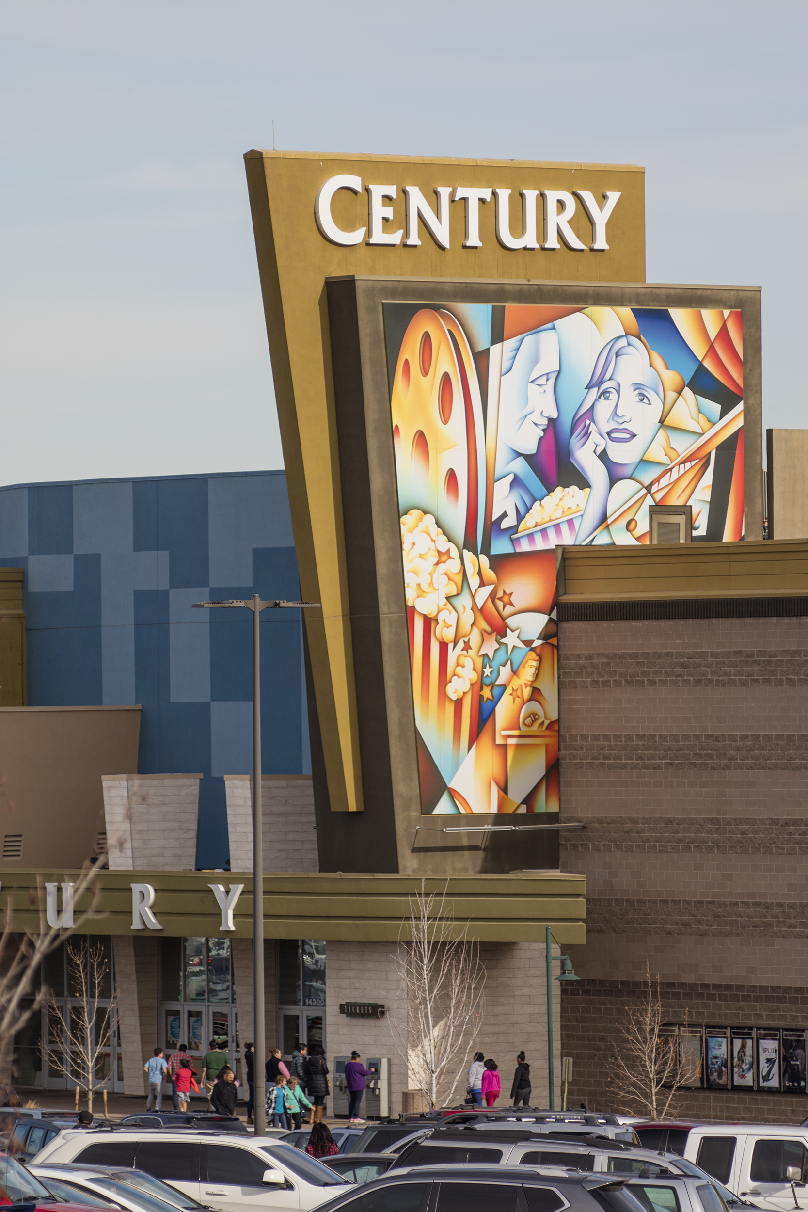  Century 16 Theater, Aurora, Colorado - Site of Mass-Shooting, July 16, 2015 - 12 Dead. 