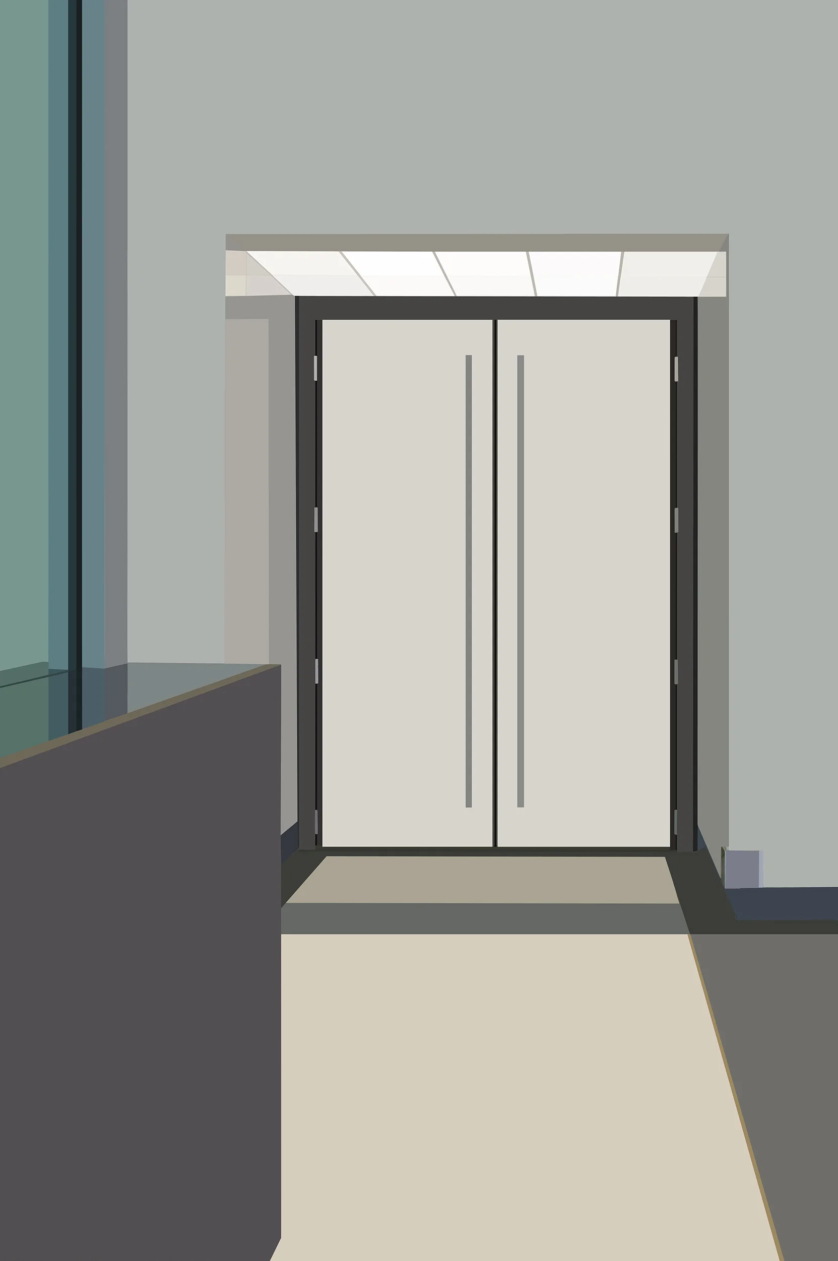 STAINLESS STEEL SECURITY DOORS, FEDERAL COURTHOUSE
