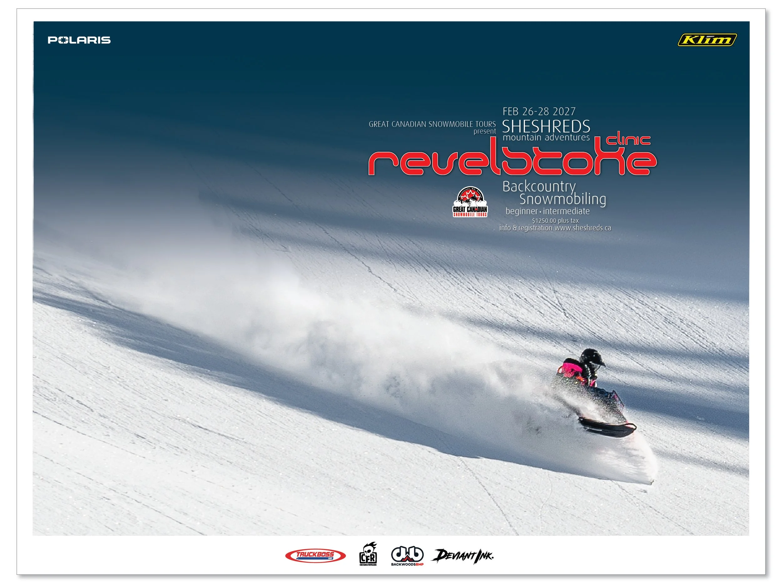 She Shreds Revelstoke Clinic Feb 26-28 2027