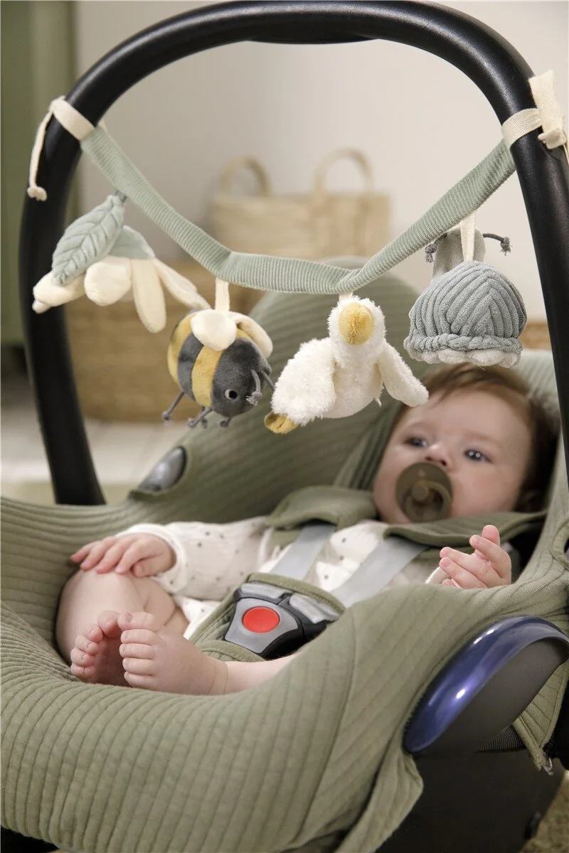 FENGQ Cadena para cochecito de bebé de madera, juguete para cochecito de bebé, juguete con campana, juguete para colgar en el portabebés, cuna para bebés y niños pequeños a partir de 0 FENGQ Cadena para cochecito de bebé de madera, juguete para cochecito de bebé, juguete con campana, juguete para colgar en el portabebés, cuna para bebés y niños pequeños a partir de 0