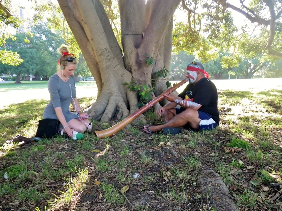 Recording on the land of the Ngarigoo People of the Eora Nation in Australia. One of 5,000 indigenous Aboriginal Australian groups & the longest continuous living culture on earth. Indigenous Aboriginal Australians have occupied Australia for hundreds of thousands of years. They have evolved with the land, changing it & changing with it.