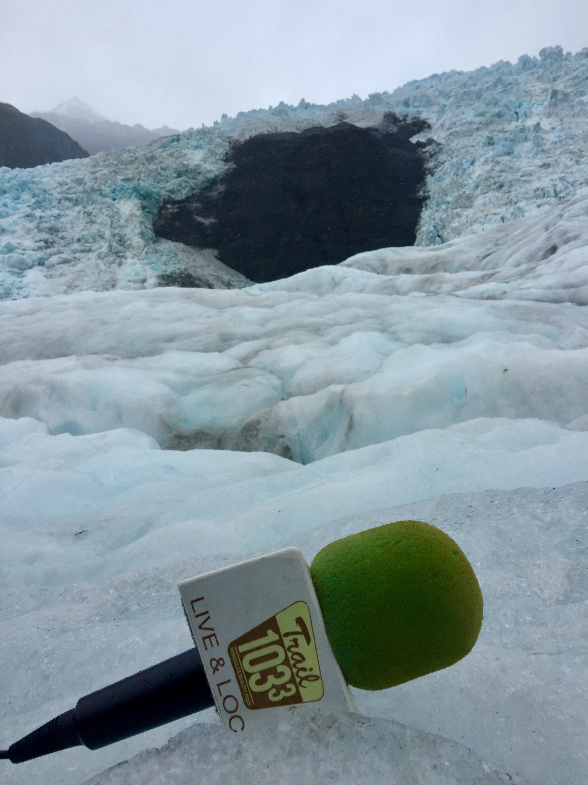 After a 5 minute helicopter flight from the Tasman Sea, this interview was recorded on a hanging glacier in the Southern Alps. Featuring glaciology of the planet with a focus on Franz Josef Glacier. Recorded on moving ice while trekking the Franz Jo