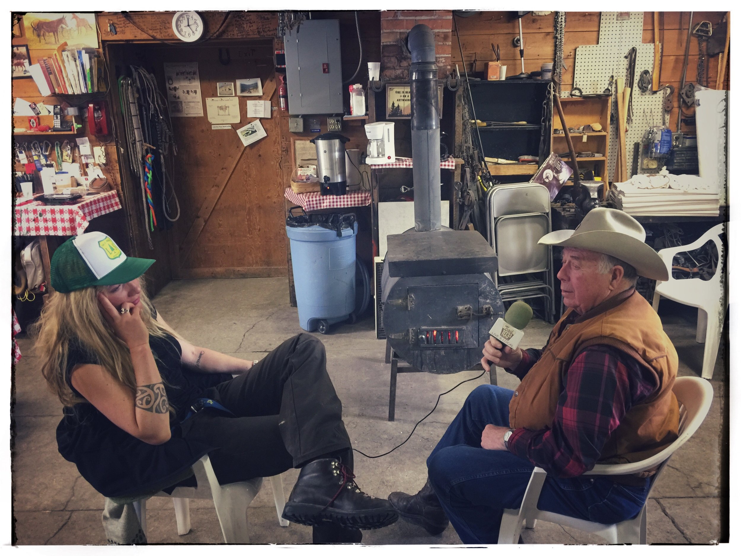 After two years of research & planning, I was finally able to join Smoke Elser for an interview inside Smoke's historic barn. I invite you to listen to stories from our local living cowboy legend, Smoke Elser. Smoke has spent the past 56 years l