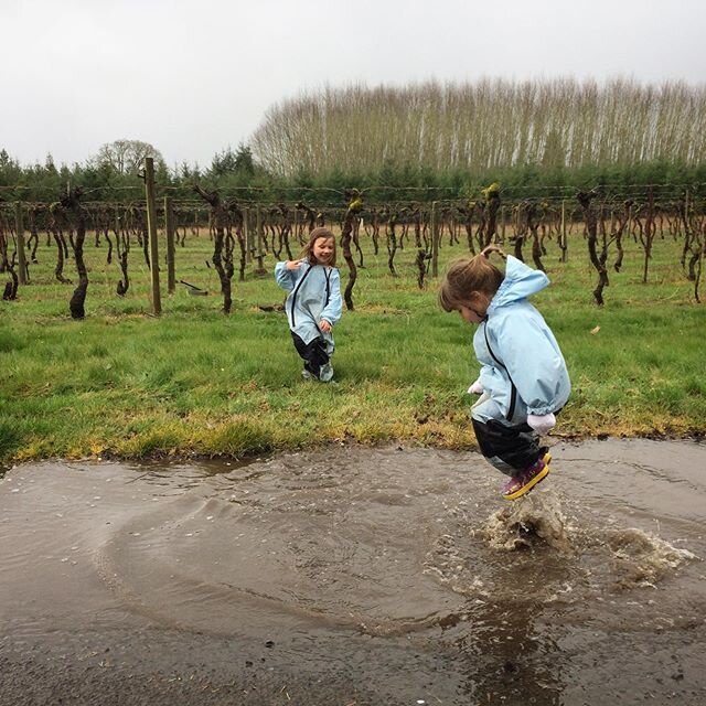 Puddle jumping for days!