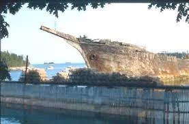 The Cora Cressy shipwreck adjacent to our oyster leases.