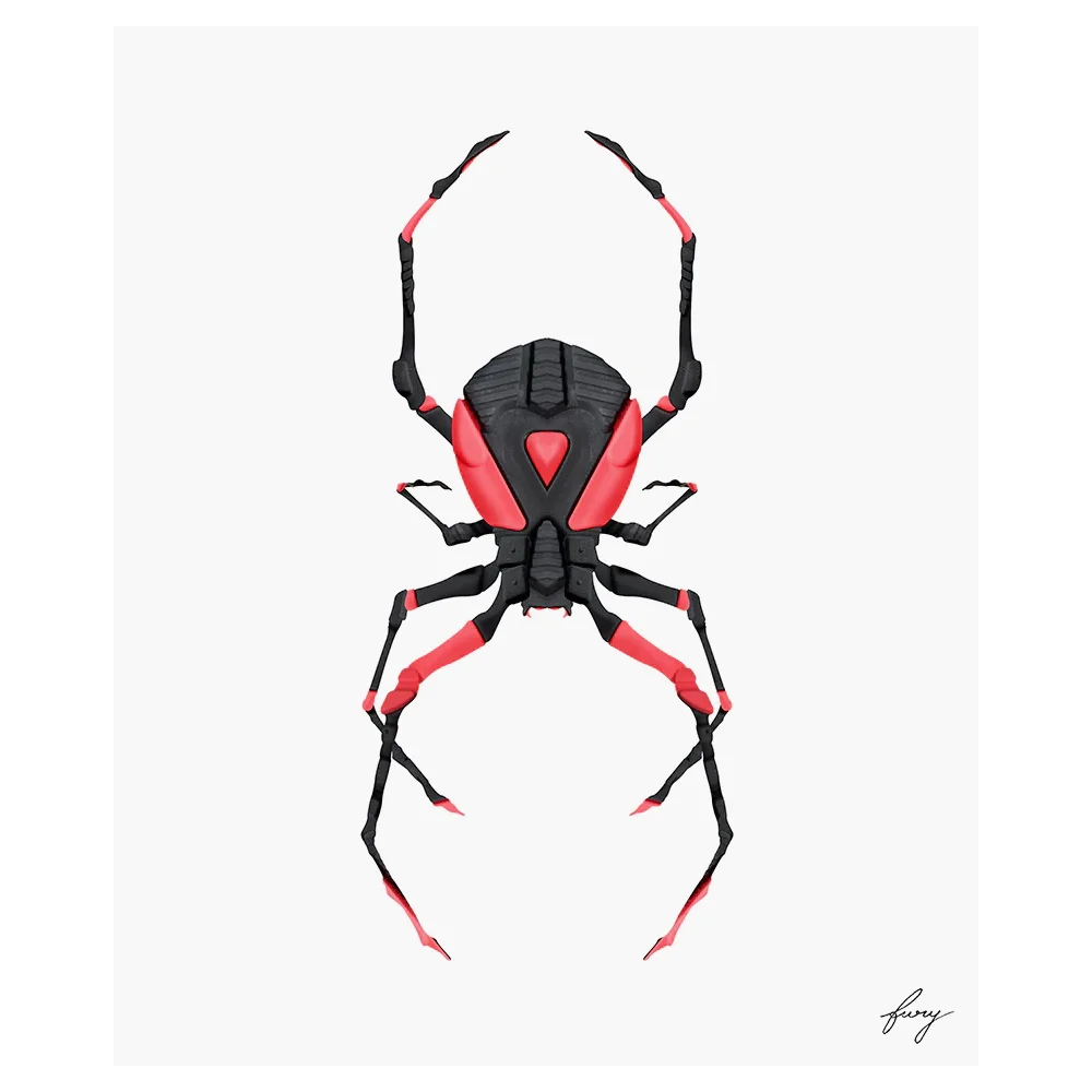 Spider Sole Print / INFRARED