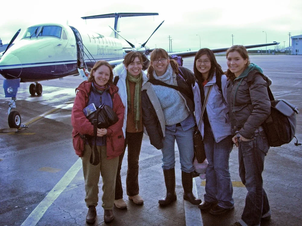 Banchi (far right) with mentors (left to right) Tracy, Catrina, Lisa g & Elisa