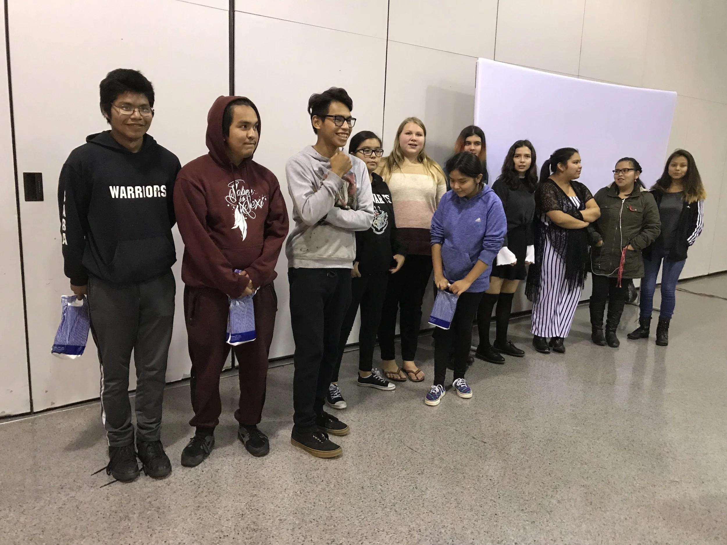 Screening at Port Hardy Secondary School