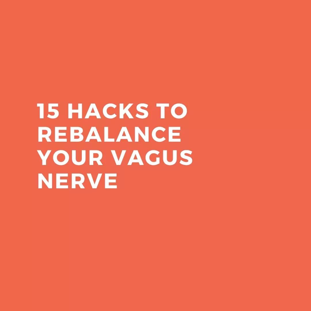 Rebalancing your Vagus Nerve doesn't have to be complicated&nbsp;🙌 

Here are 15 hacks to incorporate into your daily routine&nbsp;✨ 

Leave a &quot;Yes&quot; in the comments below if you want to give some of these a try&nbsp;🧡