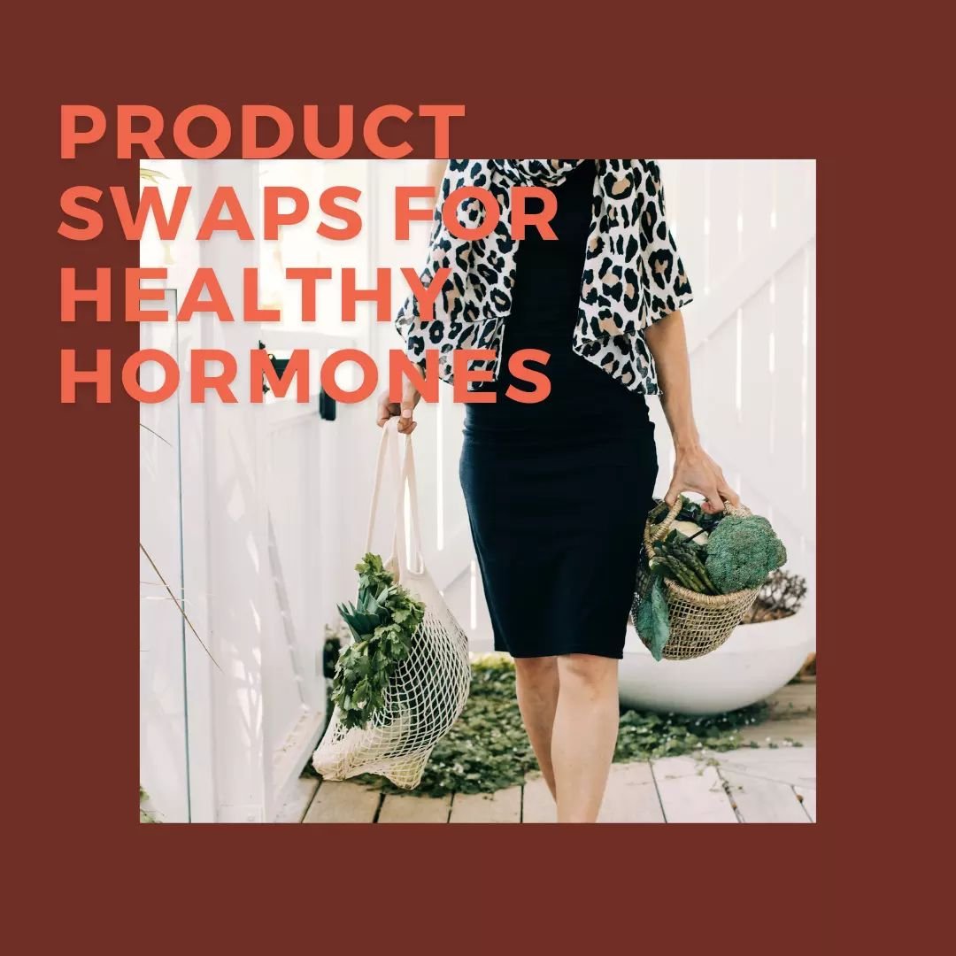 Did you know that you can support your hormone health by swapping out certain products for natural alternatives? 🌱 

👉 This will decrease your exposure to 'endocrine disruptors', synthetic chemicals found in a variety of everyday products that inte