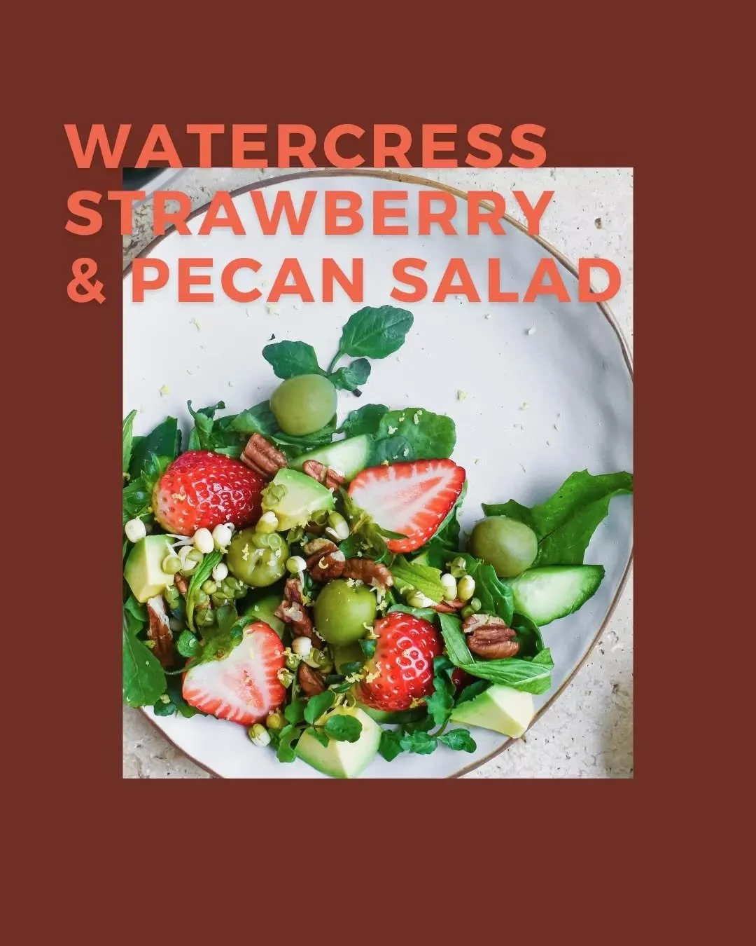 Need a new salad for the Christmas table that everyone will enjoy and talk about? 👀

Watercress is one of the most nutrient-dense foods on the planet 🌿
It delivers more vitamins and minerals per calorie than almost any other green, while supporting