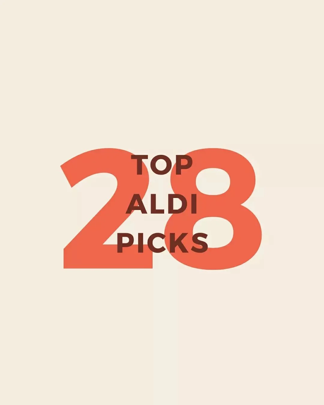 Trying to eat well without spending a fortune? Here are some of my favourite products from Aldi.

When I&rsquo;m shopping, I always keep it simple by:
✔️ Choosing foods that are minimally processed
✔️ Looking for short, recognisable ingredient lists
