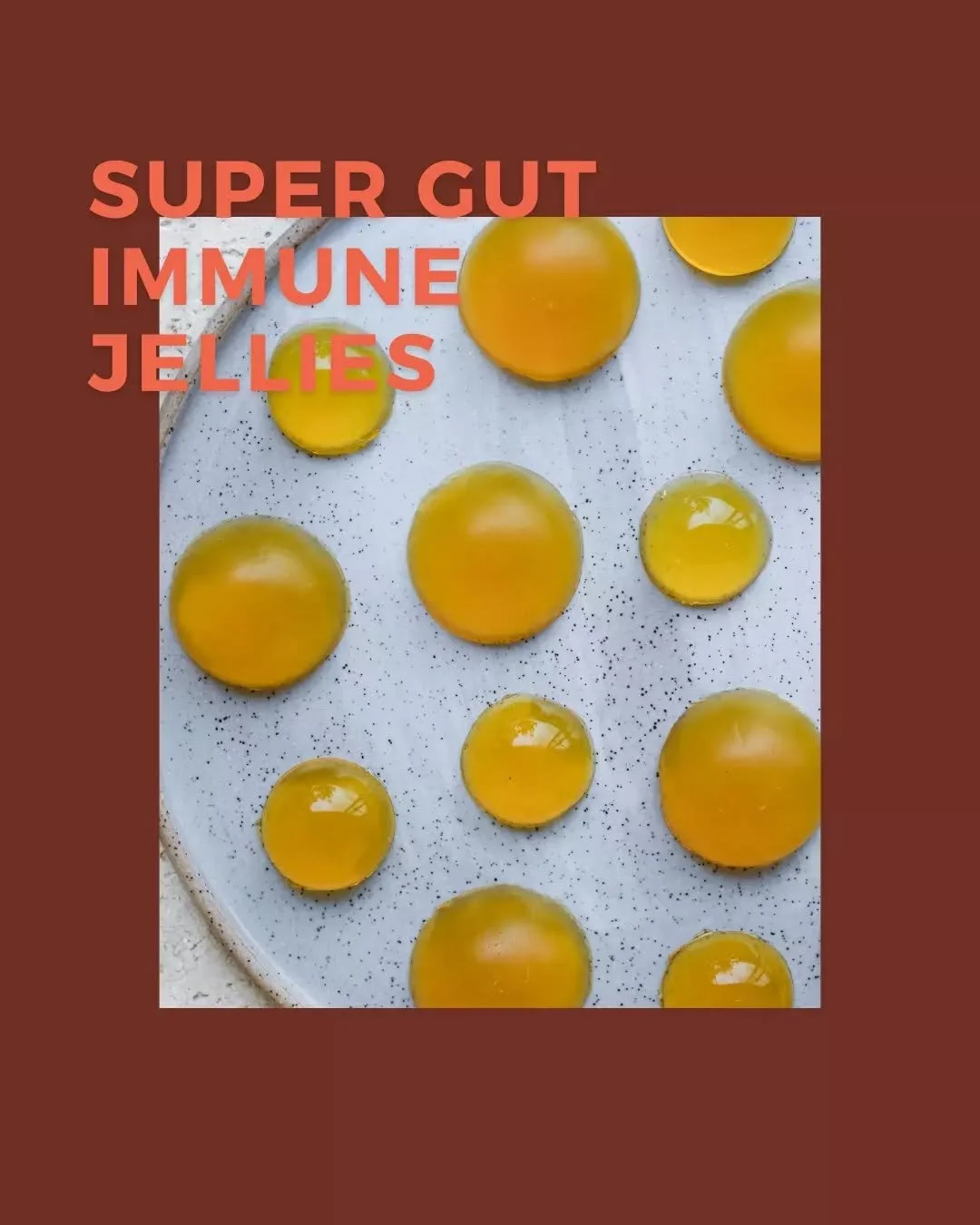 Looking for something to support digestion, reduce inflammation and nourish the gut lining?

These Super Gut Immune Jellies bring all of that together in one simple recipe the whole family will enjoy.

Why these ingredients?

🔸 Gelatin: Rich in amin