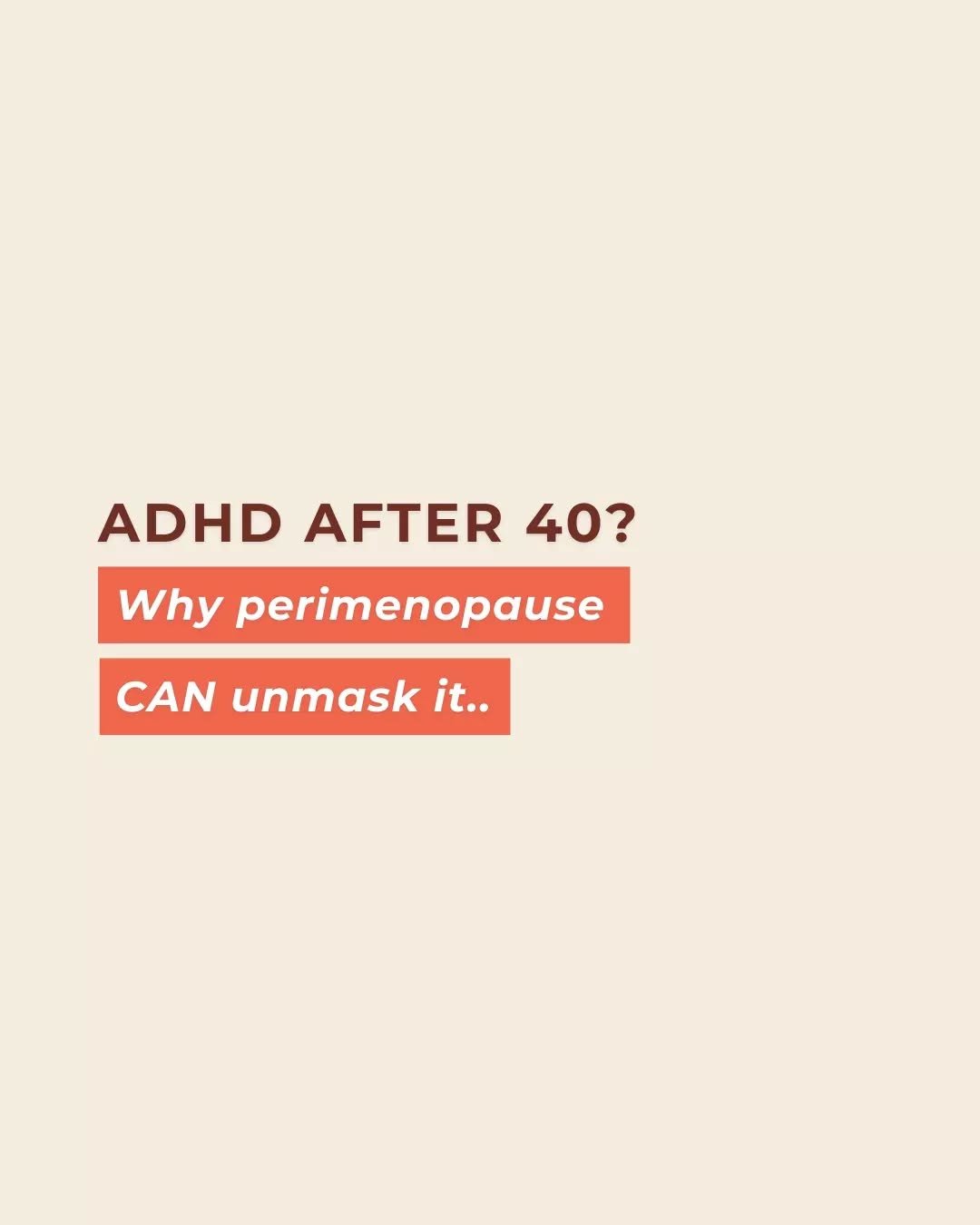 During perimenopause, oestrogen can fluctuate dramatically and eventually decline. And oestrogen doesn&rsquo;t just affect periods and hot flushes, it interacts with brain systems involved in dopamine, executive function, attention, motivation and em