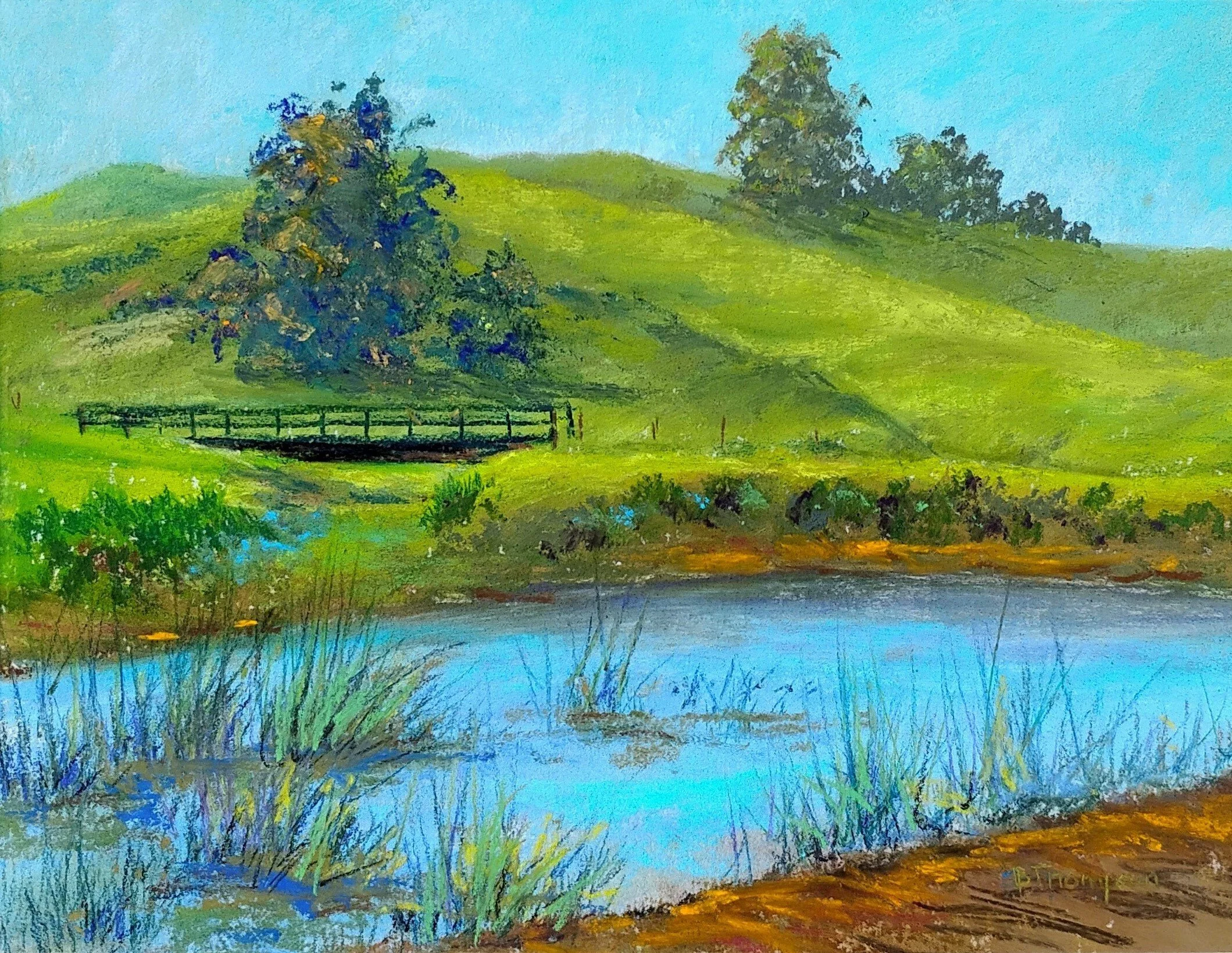 La Lomita Ranch Pastel 9 x 12 $300