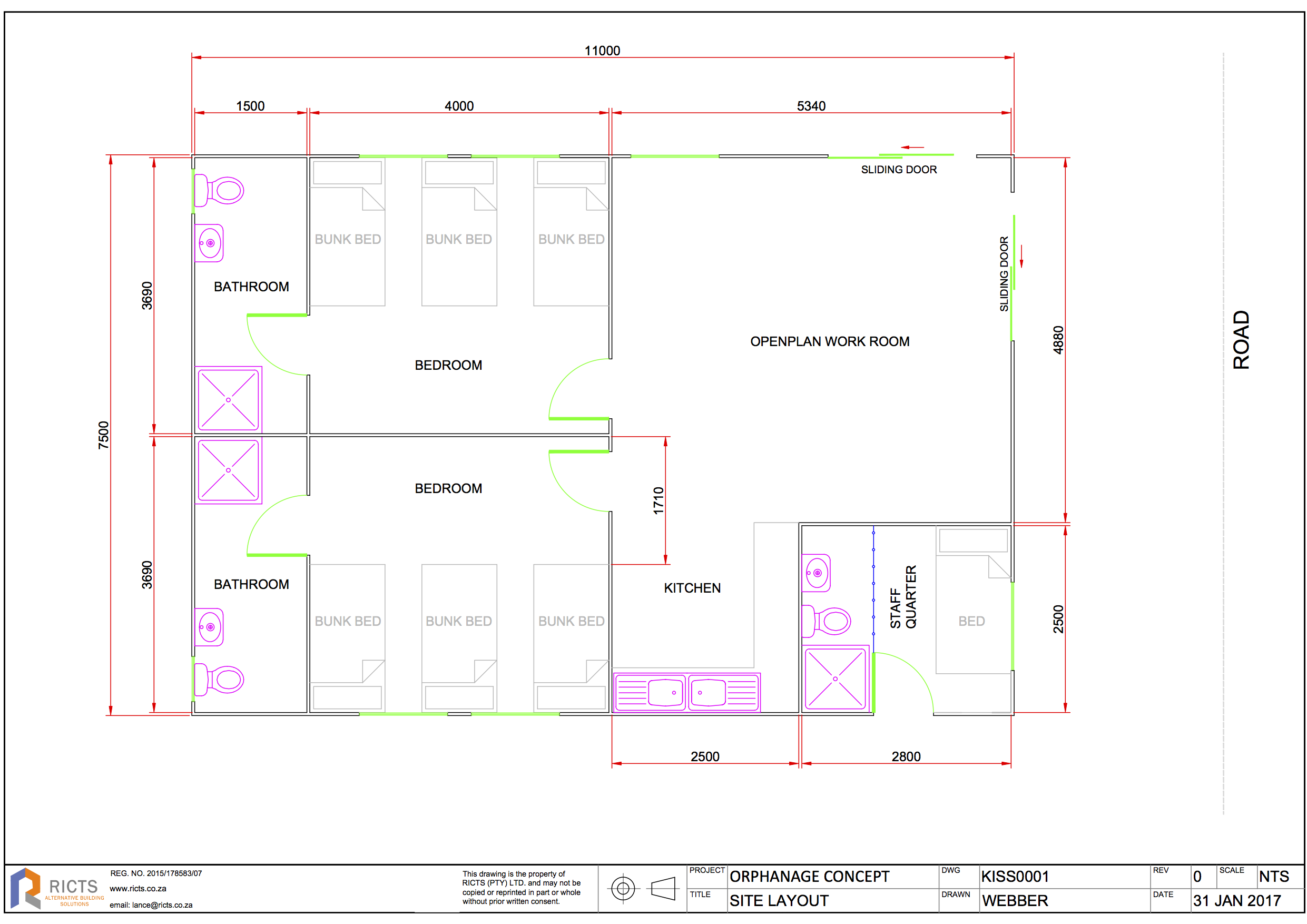 Above is a draft blueprint of the proposed Global Millennials for Progress - Hazel's Centre of Hope 
