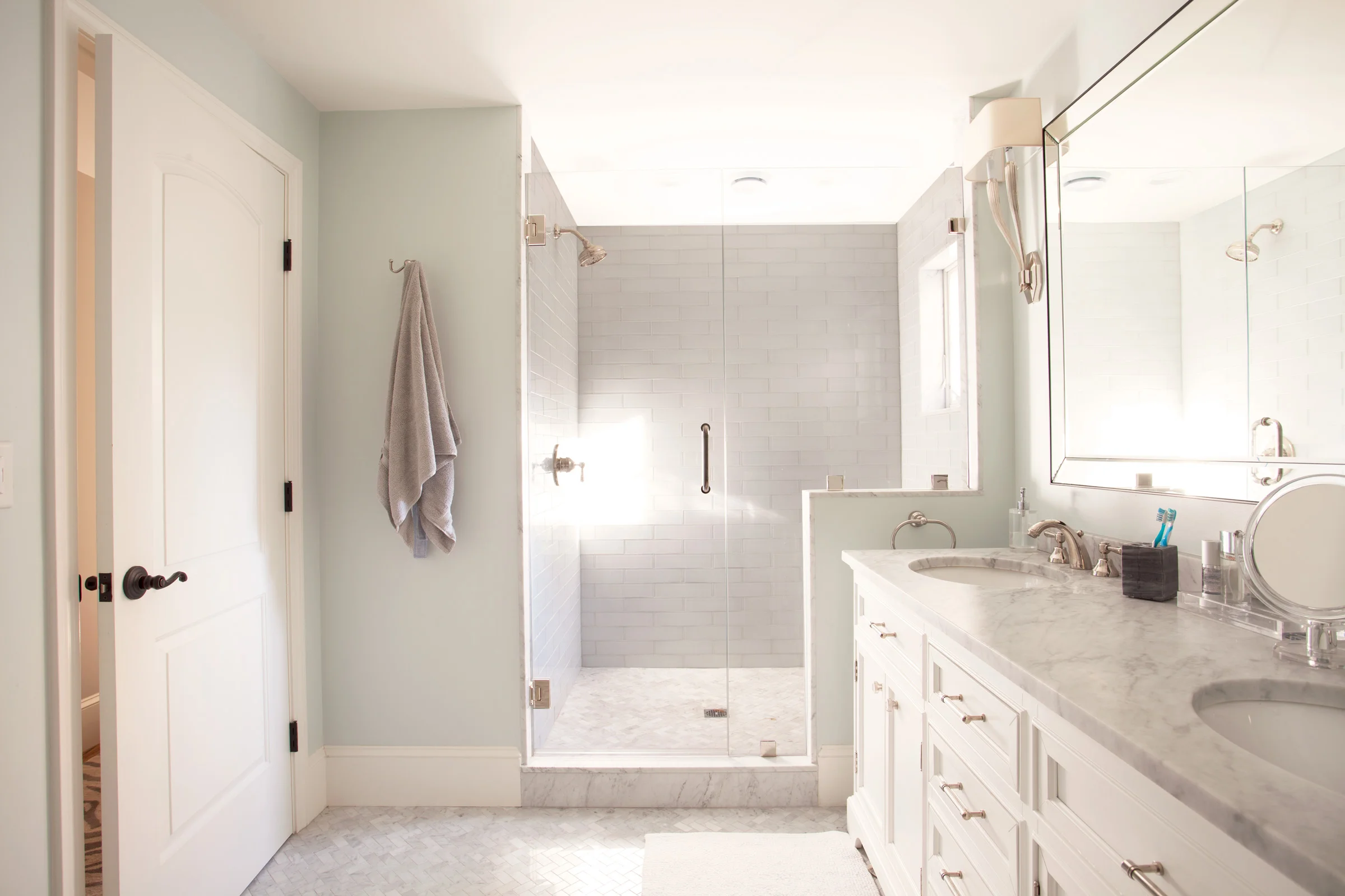 master bathroom walk-in shower