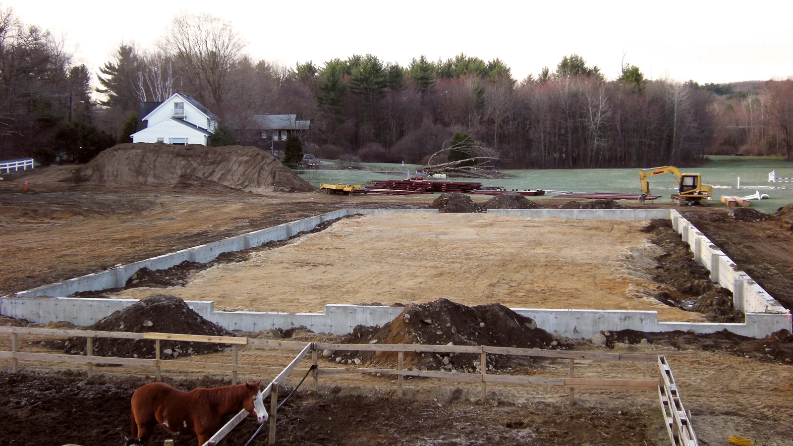 new horse arena foundation