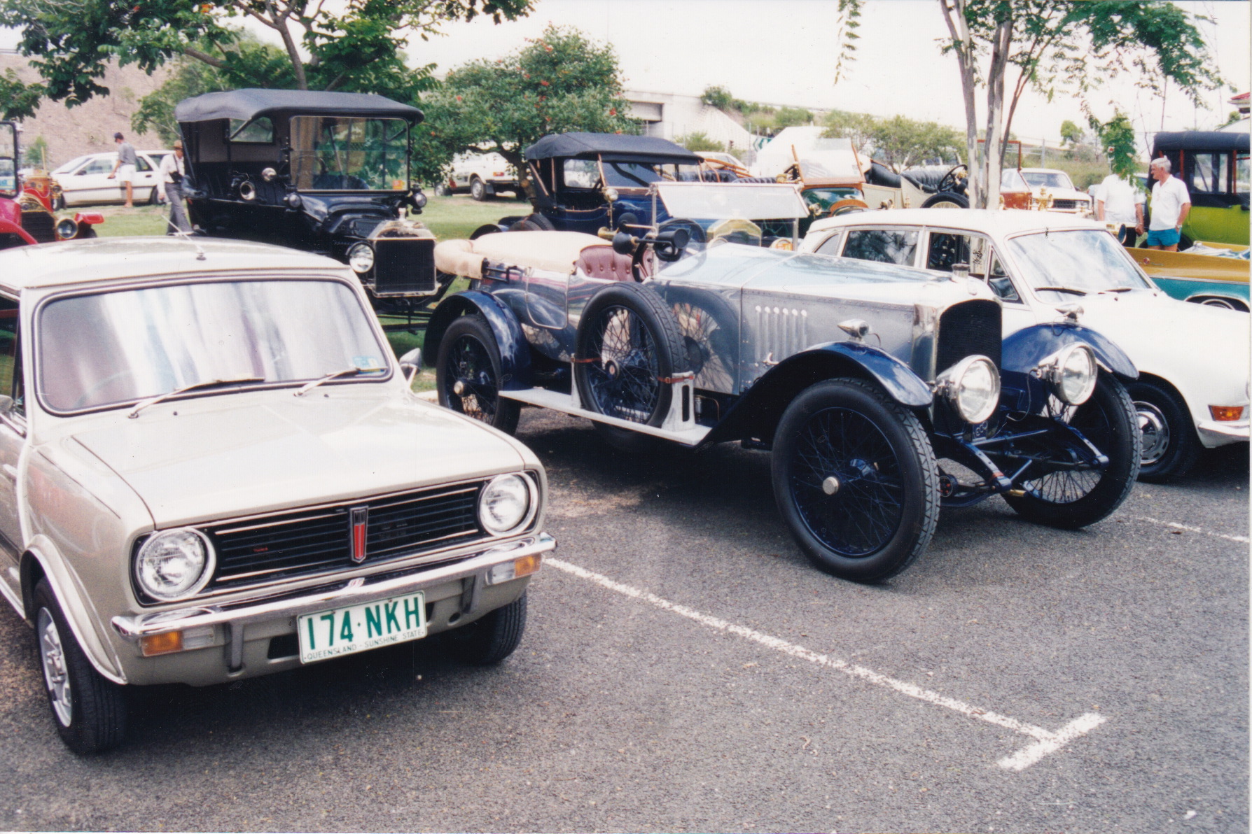 Nairn's mini (on left) gets front row billing