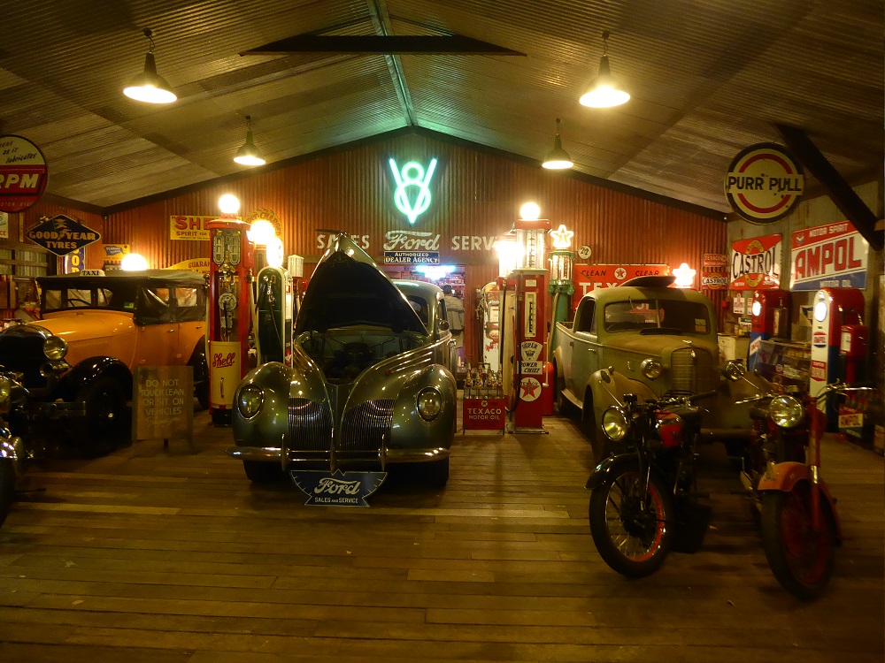 Part of Scotty's display - Ford, Lincoln-Zephyr &amp; Bedford Ute