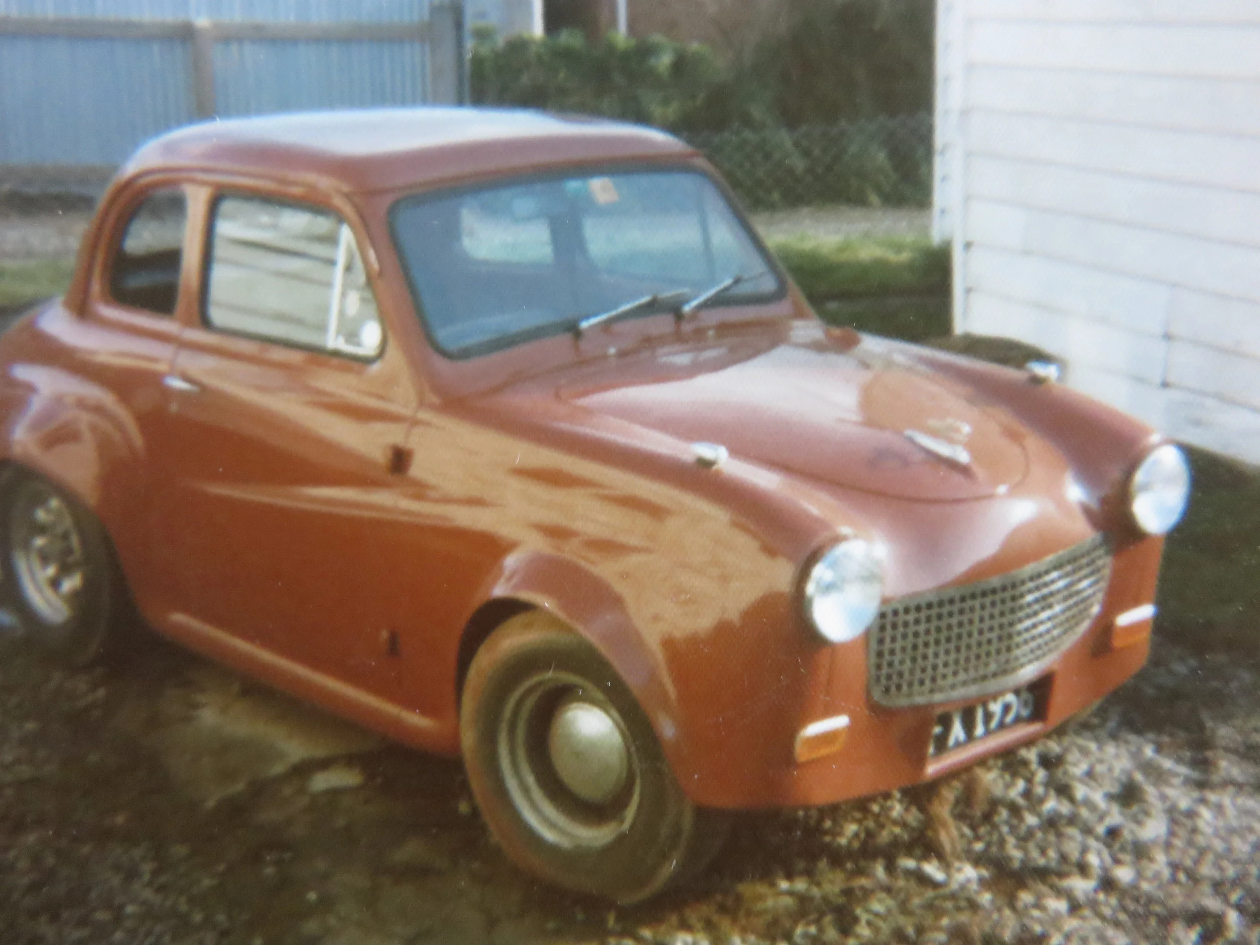 Stage four, 1974...final stage. By the time this photo was taken, the car had a new owner and I had gone over to '50s American cars