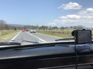 Many other car clubs on the road to Canungra