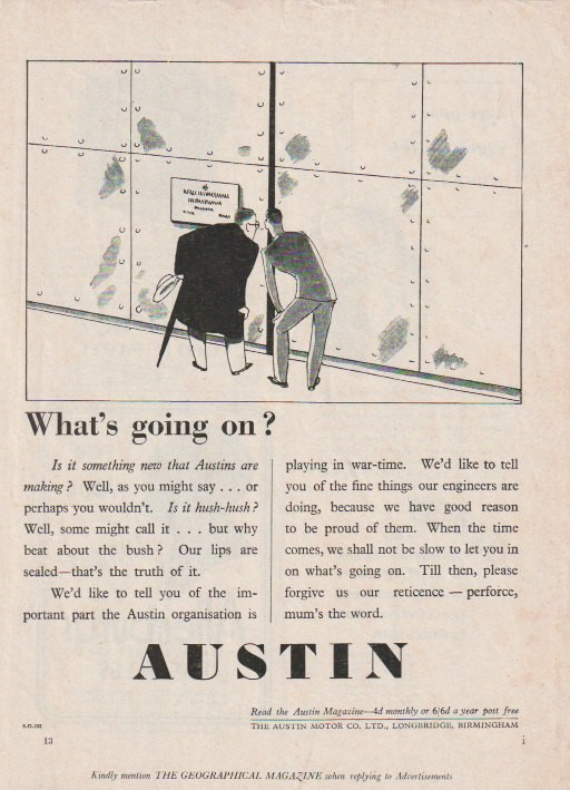 Austin advert 1944