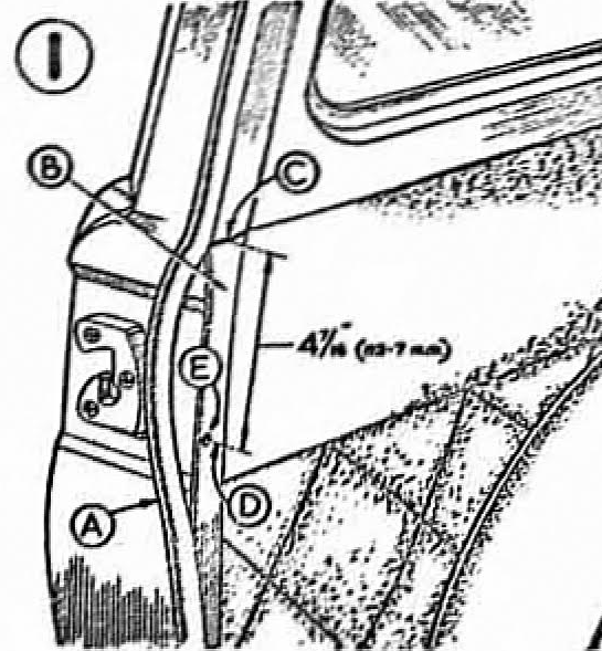 Austin A40 Farina jammed door catch