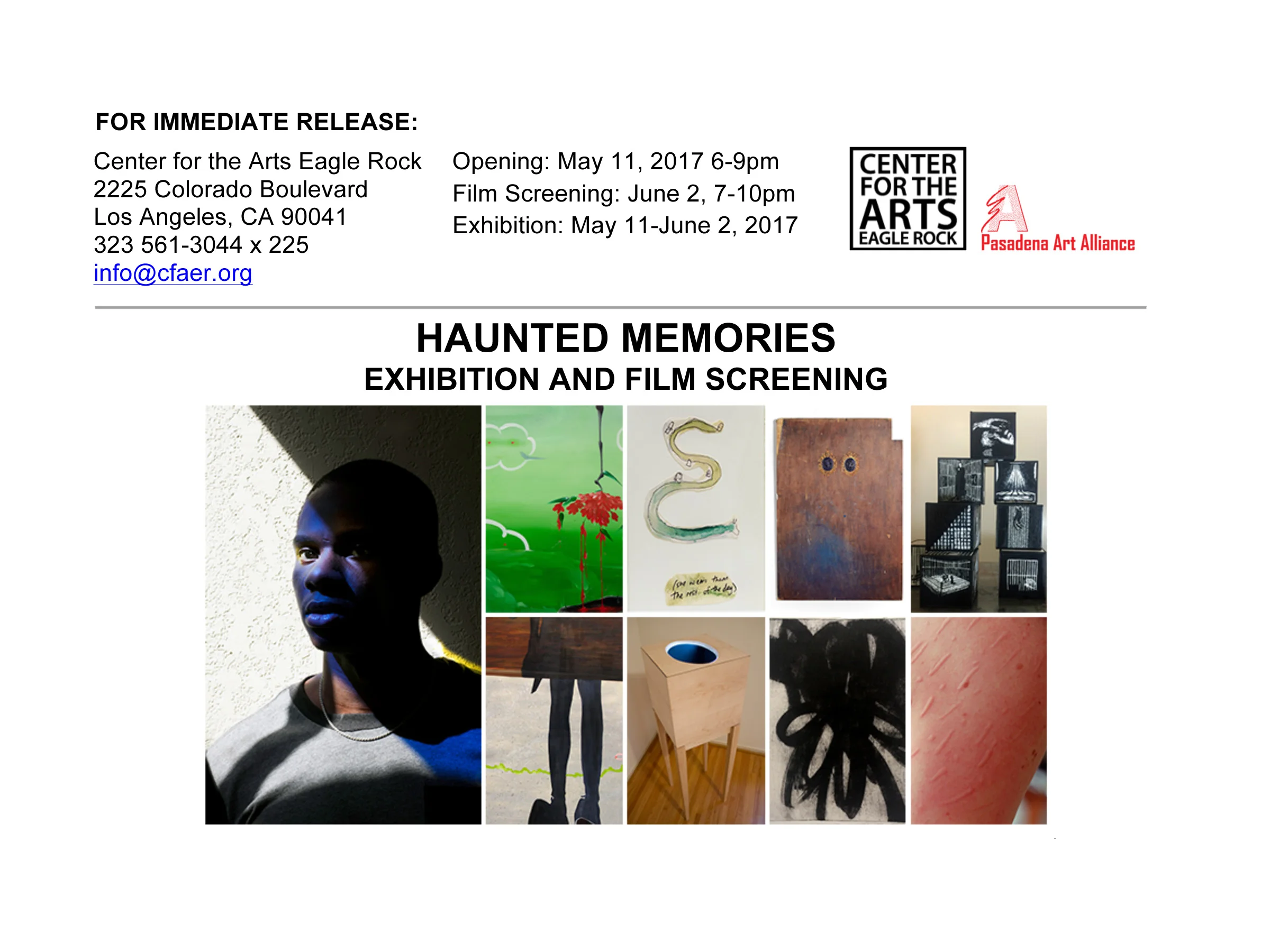 Haunted Memories , Center for the Arts Eagle Rock, Los Angeles, May 2017