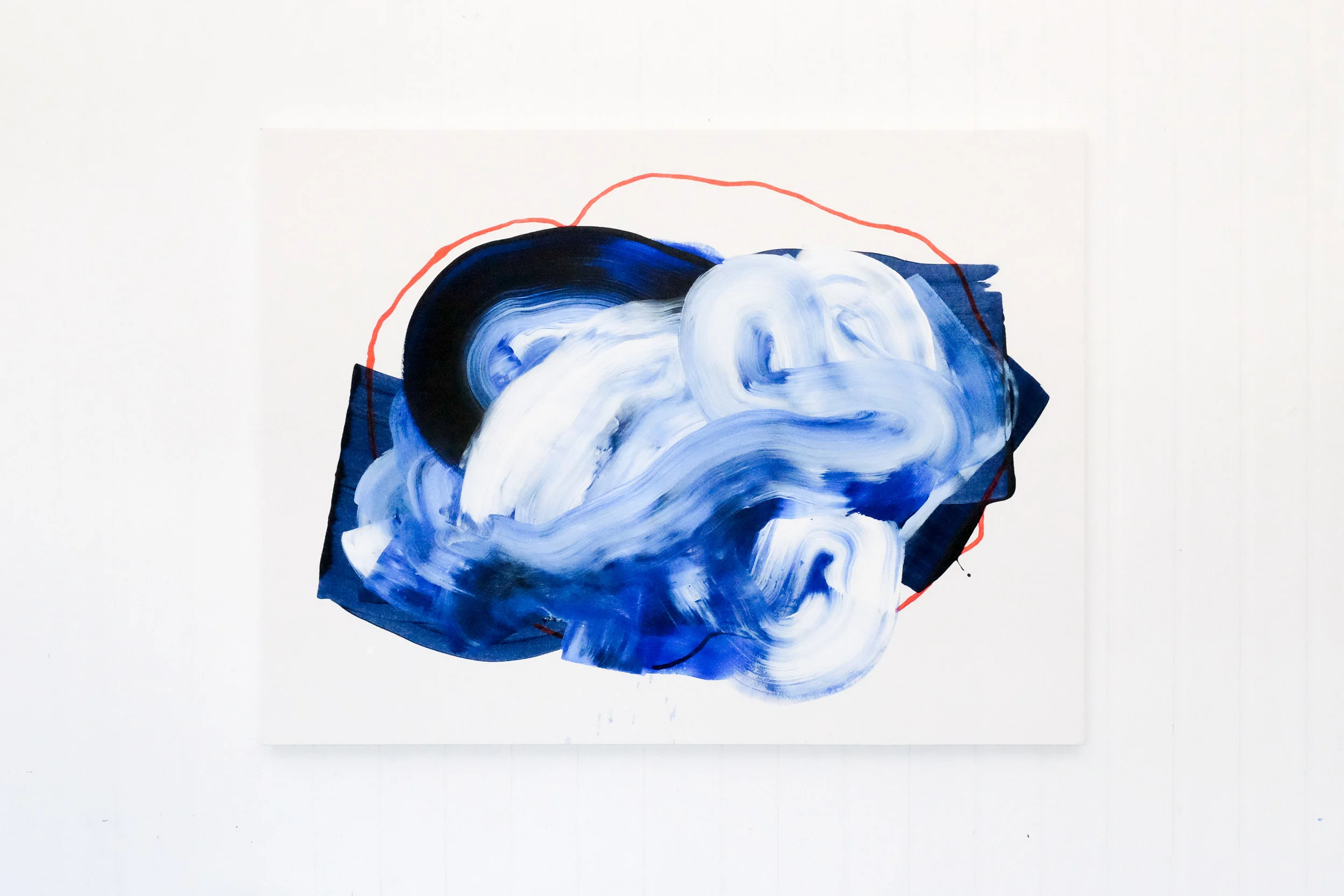 Life and chaos (II), 2017, acrylic on canvas, 1220mm x 910mm.