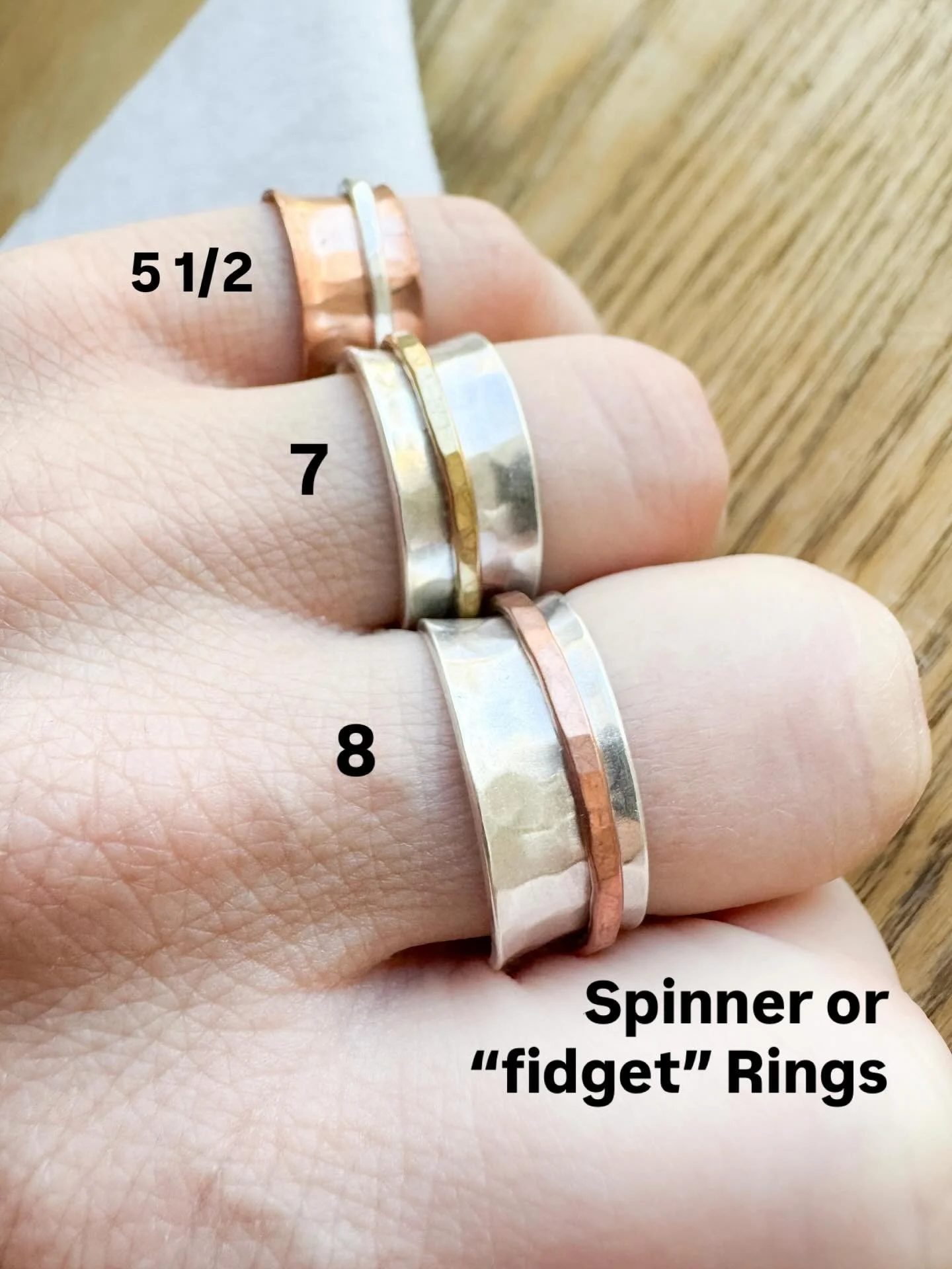 It’s that time! Some new pieces that can be found on my website and at upcoming markets if you’re local. I like having a 16” necklace option now so y’all can layer, and of course the mixed metal look that we love. 
More at Ly