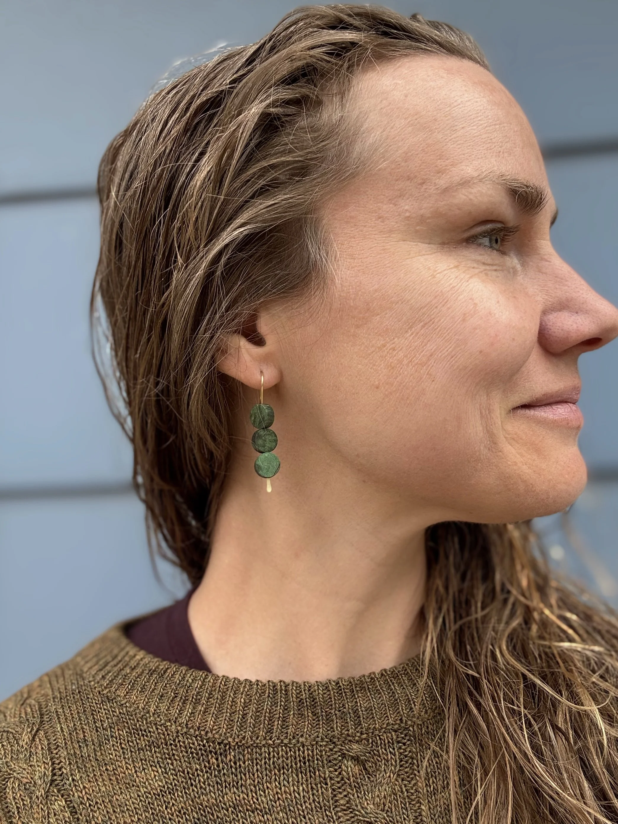 Fancy Trio Drop Earrings