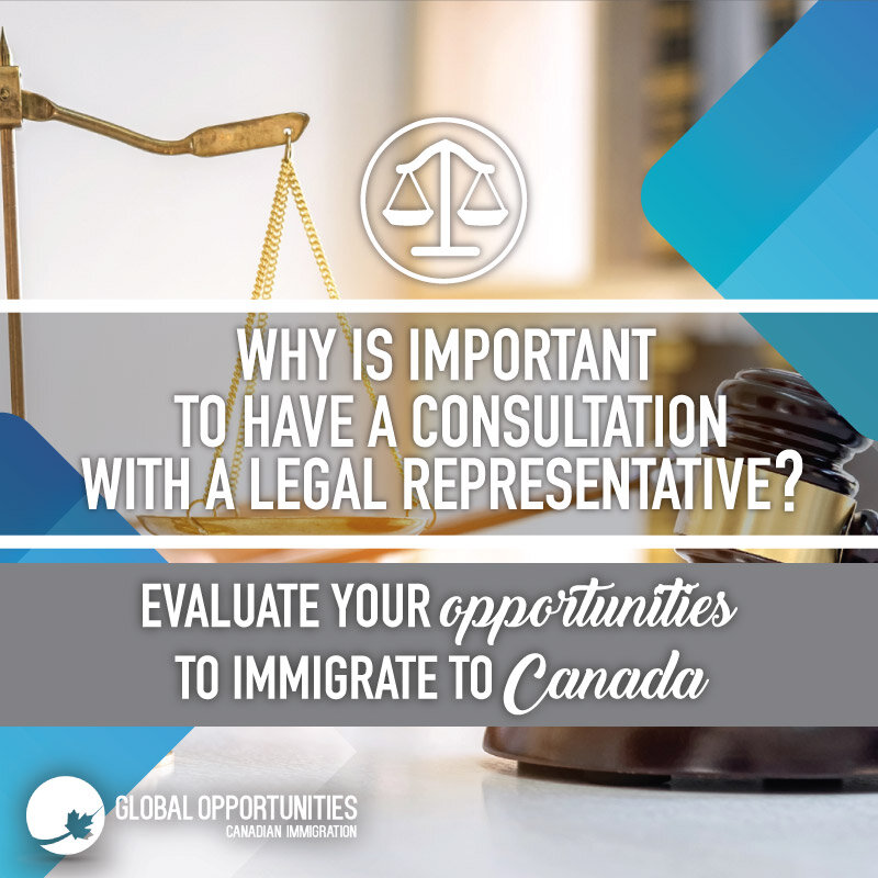 WHY IS IMPORTANT TO HAVE A CONSULTATION WITH A LEGAL REPRESENTATIVE TO EVALUATE YOUR OPPORTUNITIES TO IMMIGRATE TO CANADA?