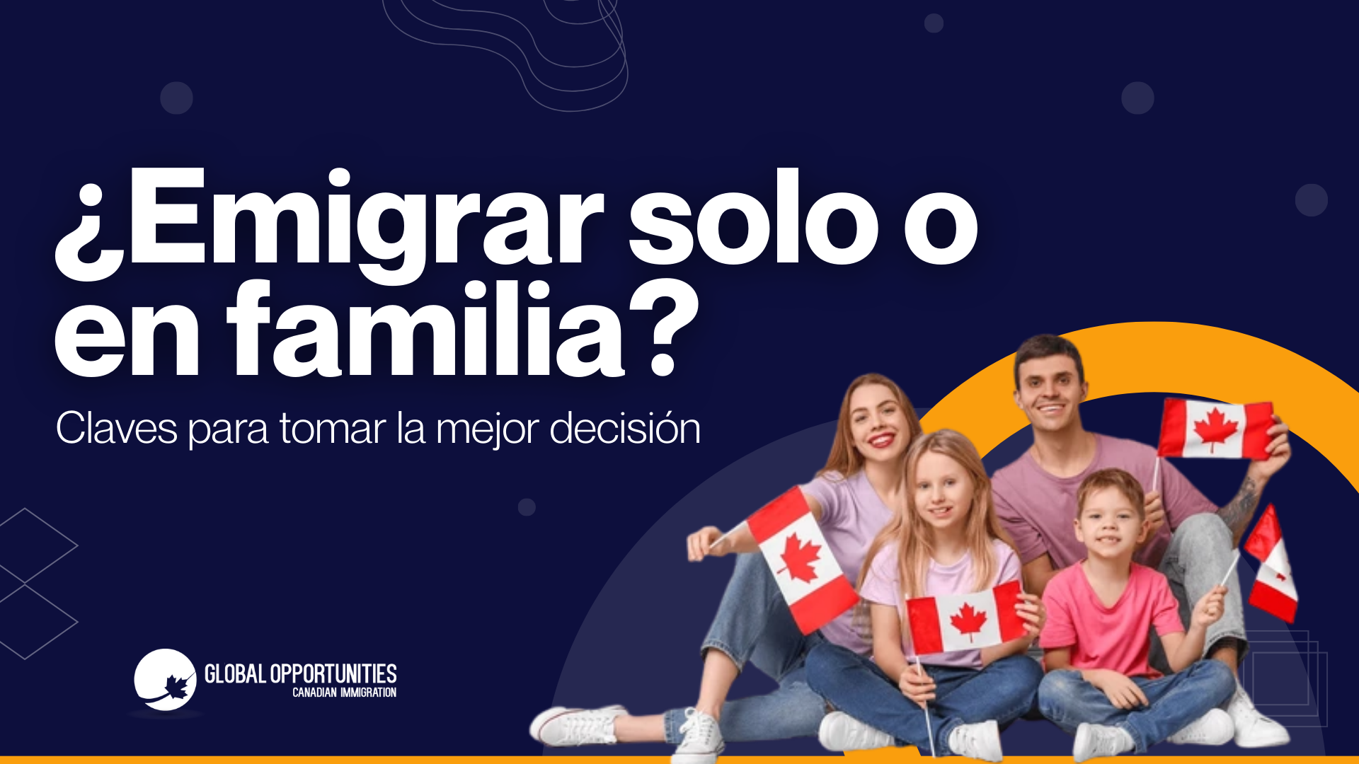 ¿Emigrar solo o en familia? 🤔 Una decisión que va a cambiar tu destino