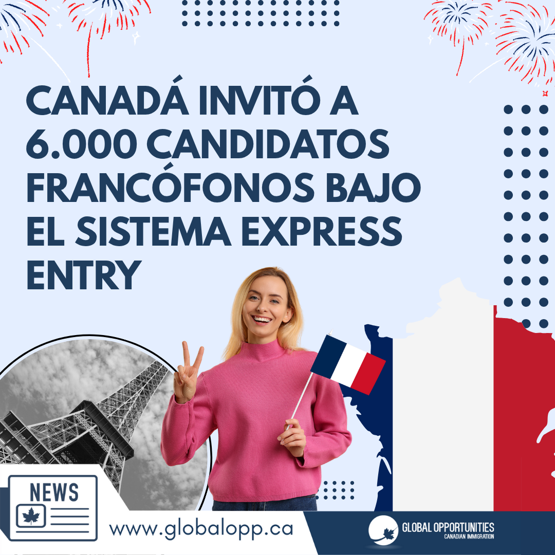 CANADÁ INVITA A 6,000 CANDIDATOS FRANCÓFONOS EN NUEVO SORTEO DE EXPRESS ENTRY