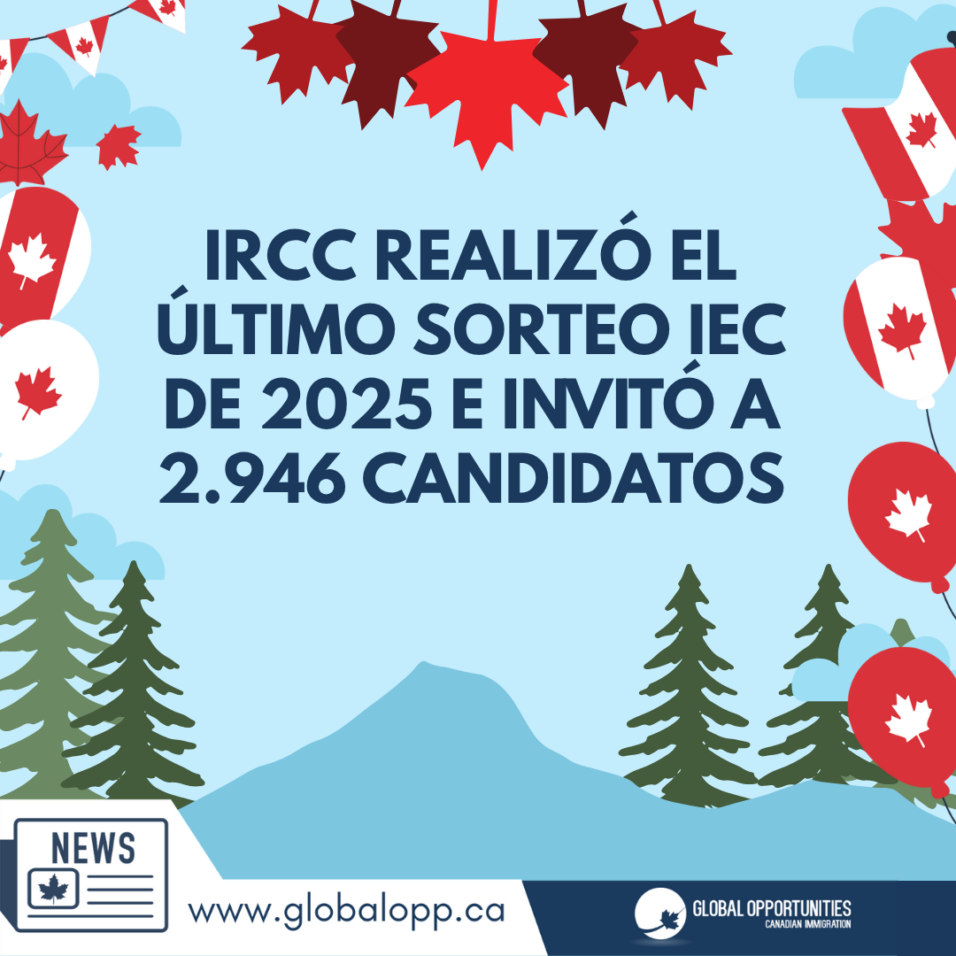 IRCC CONCLUYE LA TEMPORADA IEC 2025 CON ÚLTIMO SORTEO DE 2,946 CANDIDATOS