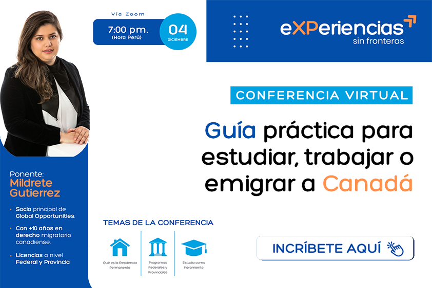 Emigra a Canadá desde Perú: programas y requisitos | Charla con la PUCP