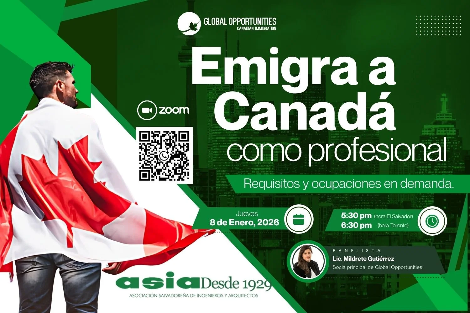 Emigra a Canada como Ingeniero o Arquitecto