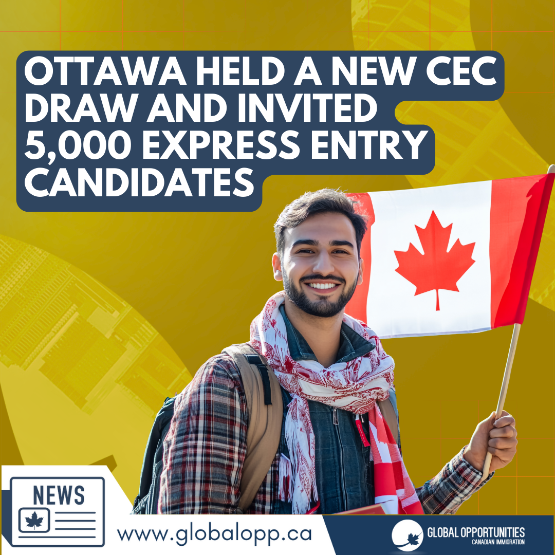 OTTAWA HELD A NEW CEC DRAW AND INVITES 5,000 EXPRESS ENTRY CANDIDATES