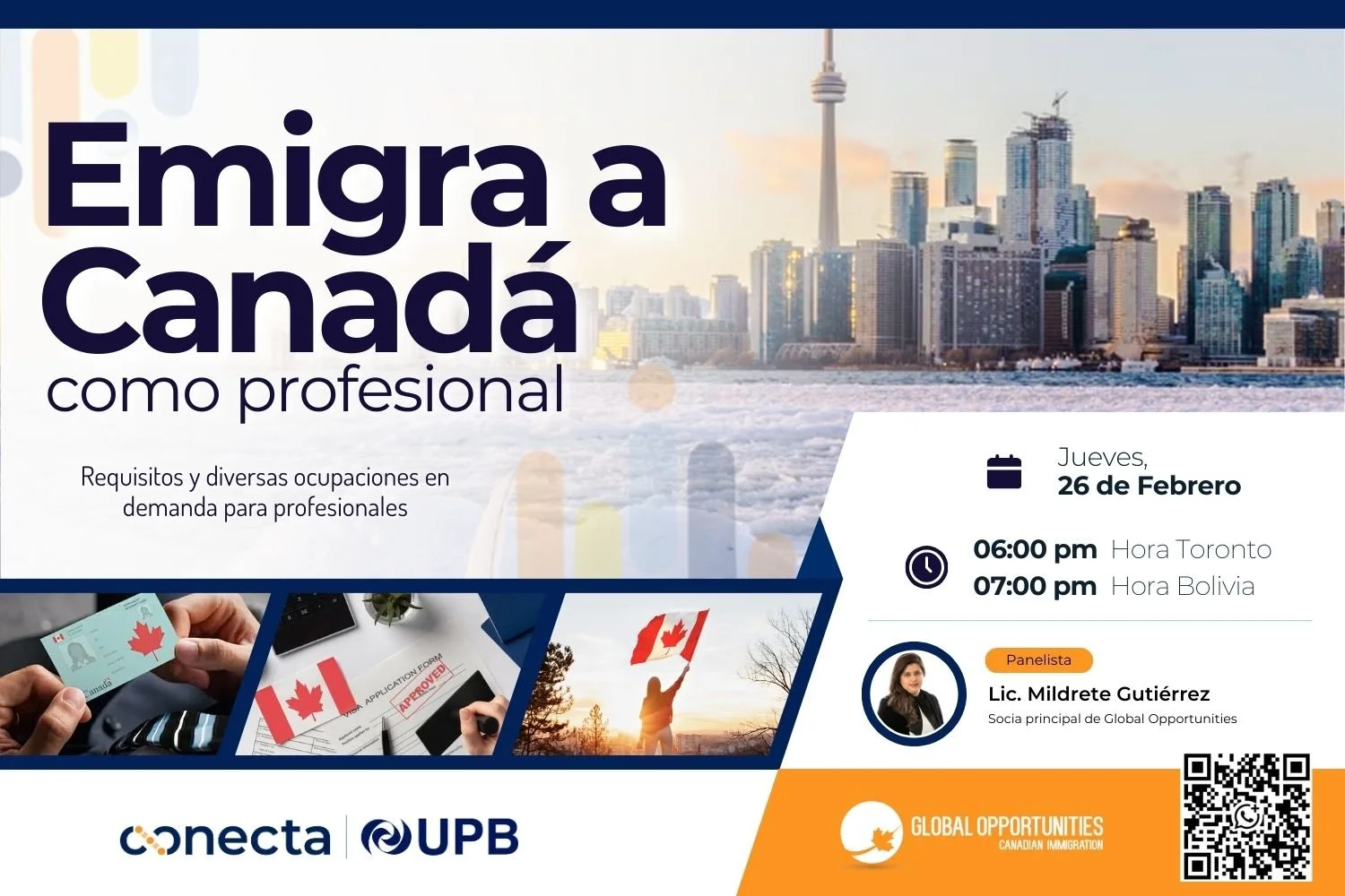 Emigra a Canada desde Bolivia