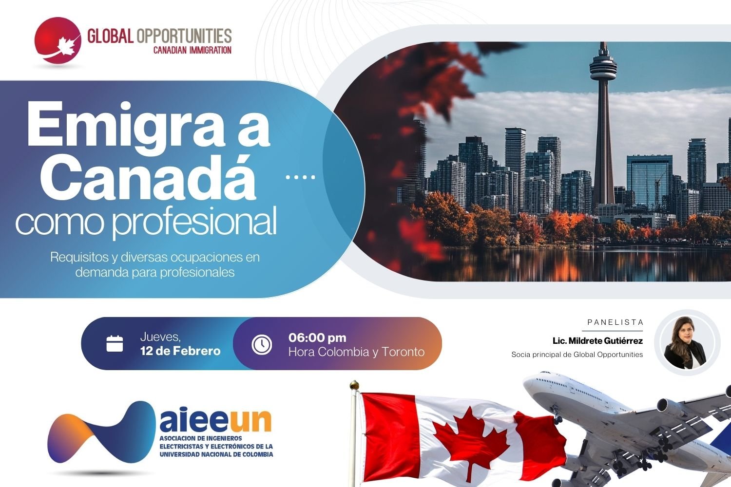 Emigra a Canadá como Ingeniero electricista y electrónico desde Colombia