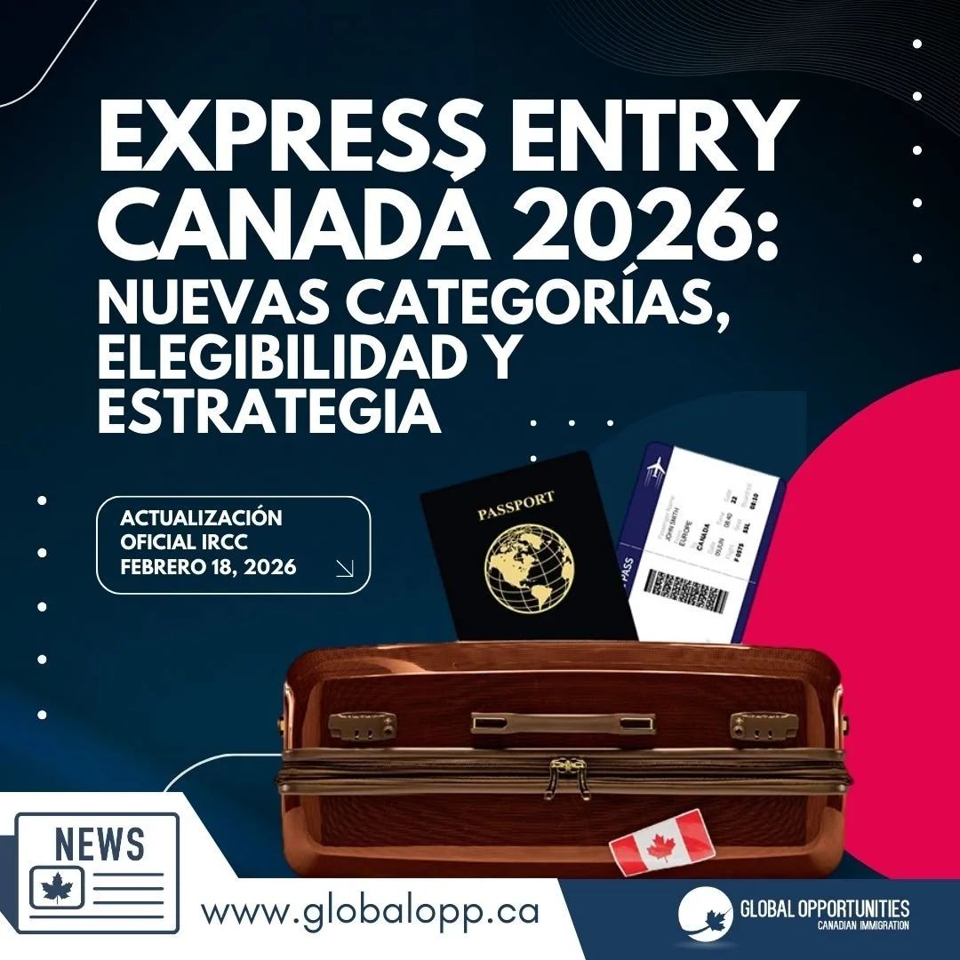 EXPRESS ENTRY CANADÁ 2026: NUEVAS CATEGORÍAS, ELEGIBILIDAD Y ESTRATEGIA 