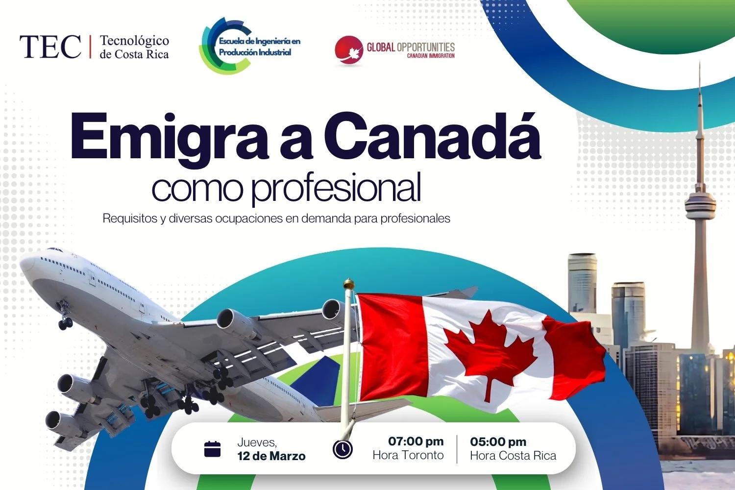 Emigra a Canada desde Costa Rica