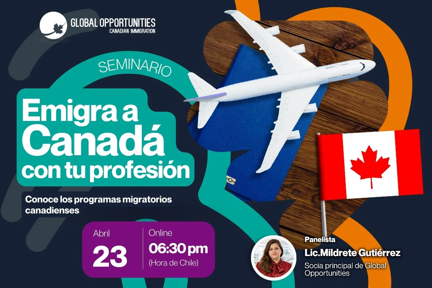 Emigra a Canada como profesional Chileno