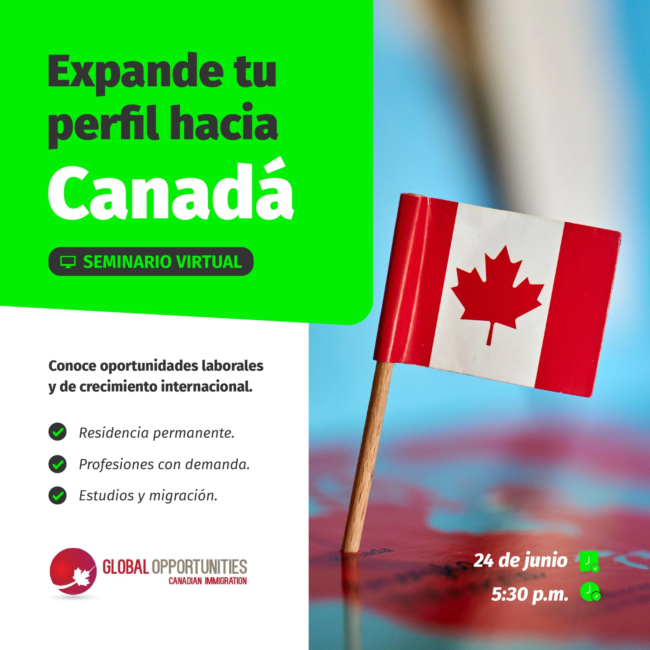 ¿Cómo emigrar a Canadá desde Perú en 2026?