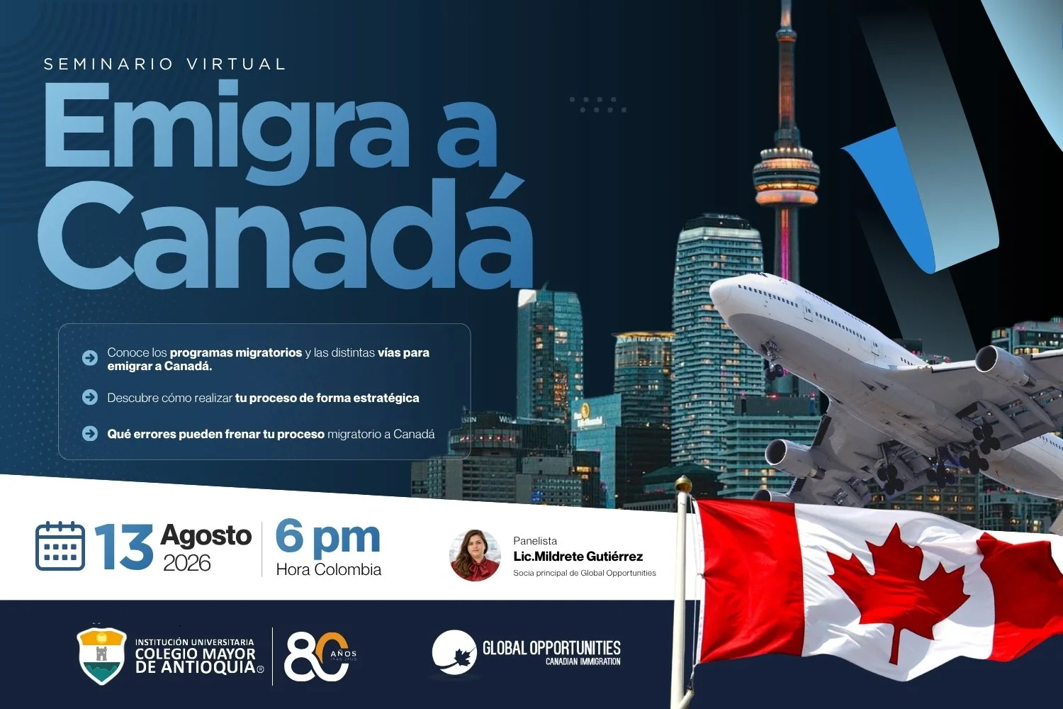 Como emigrar a Canada desde Colombia