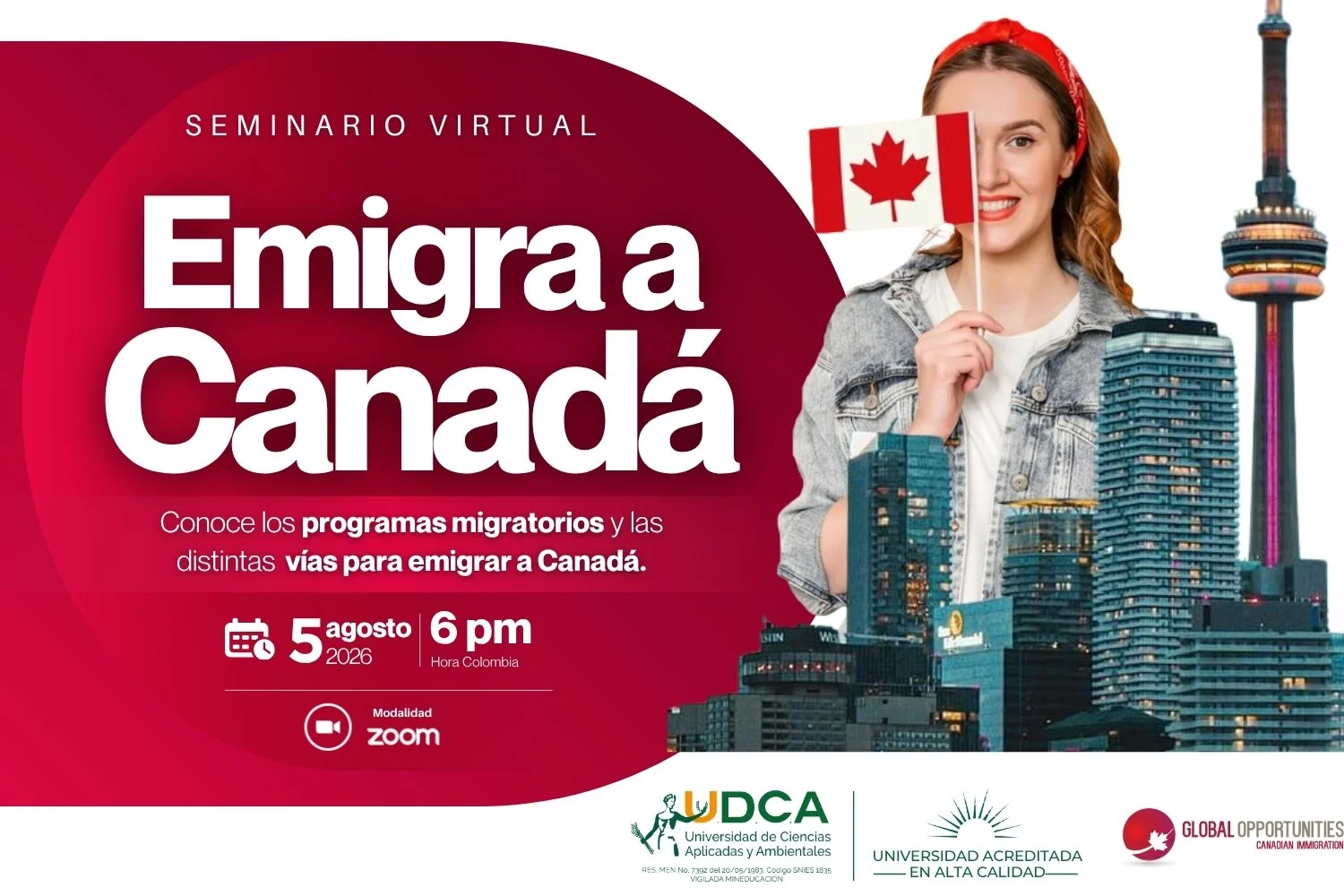 Emigrar a Canadá desde Colombia