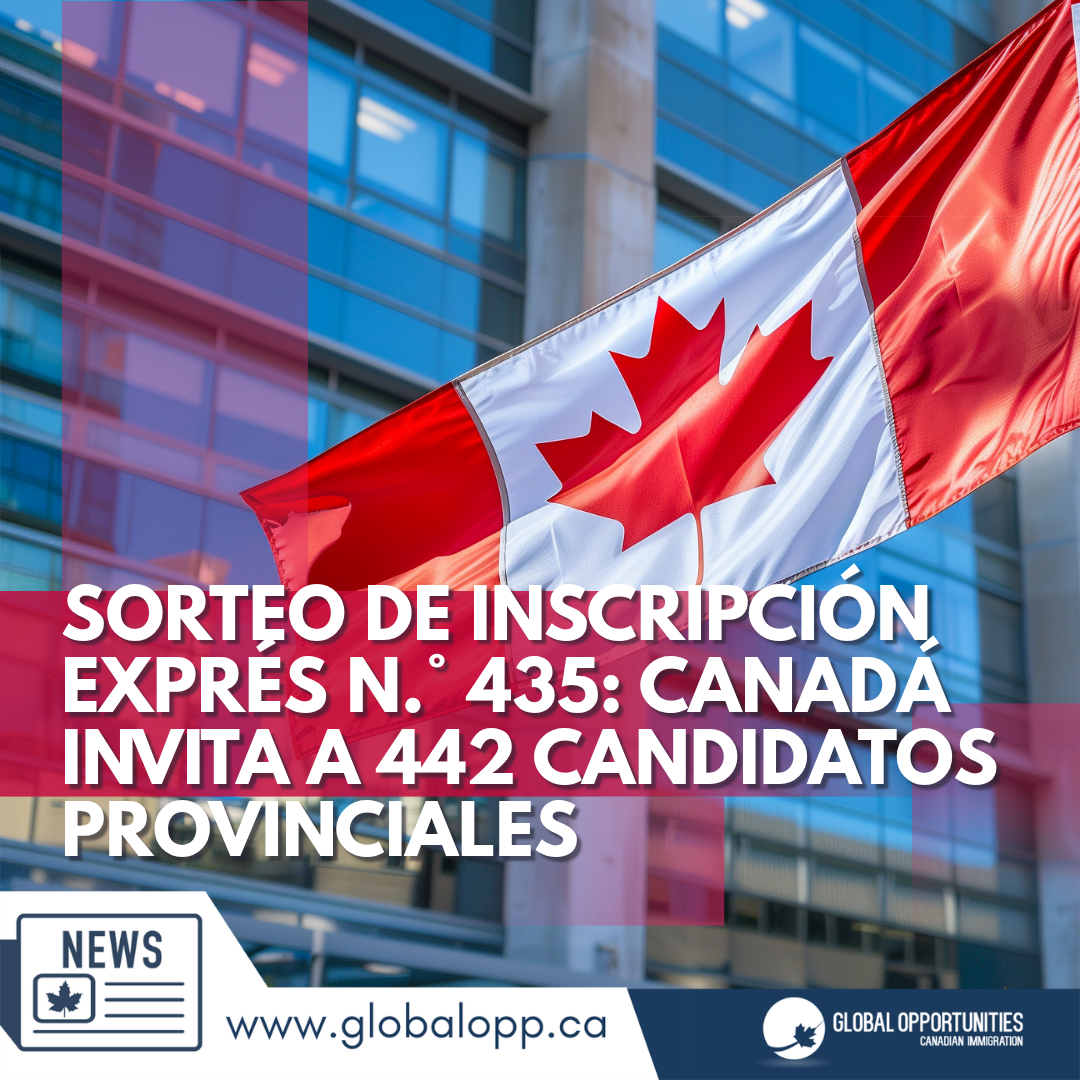 SORTEO DE EXPRESS ENTRY #435: CANADÁ INVITA A 442 NOMINADOS PROVINCIALES